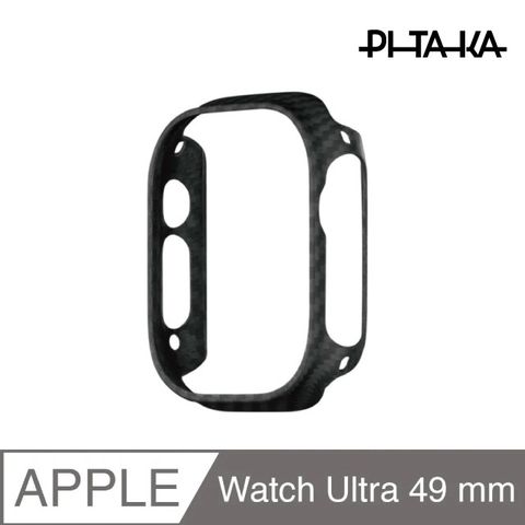 PITAKA Apple Watch 精工芳綸錶殼 Ultra – 49mm 黑