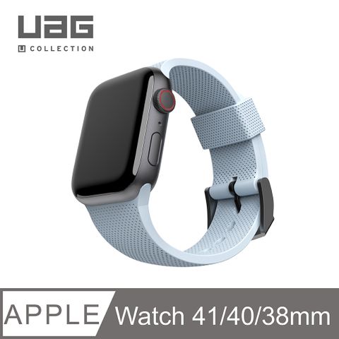 UAG [U] Apple Watch 38/40/41mm 舒適矽膠錶帶-藍