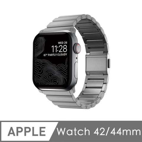 NOMAD 全球限量 Apple Watch鈦金屬錶帶2021新款(銀)49/45/44/42mmApple Watch 1-9代 &amp; SE &amp; Ultra 適用