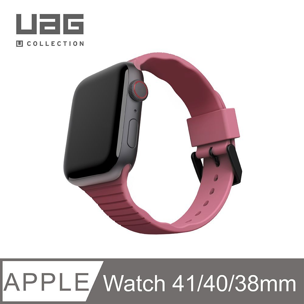 UAG [U] Apple Watch 38/40/41mm 透氣矽膠錶帶-粉