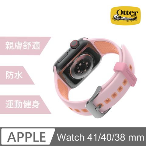 OTTERBOX Apple Watch 38/40/41mm 運動矽膠錶帶-粉橙