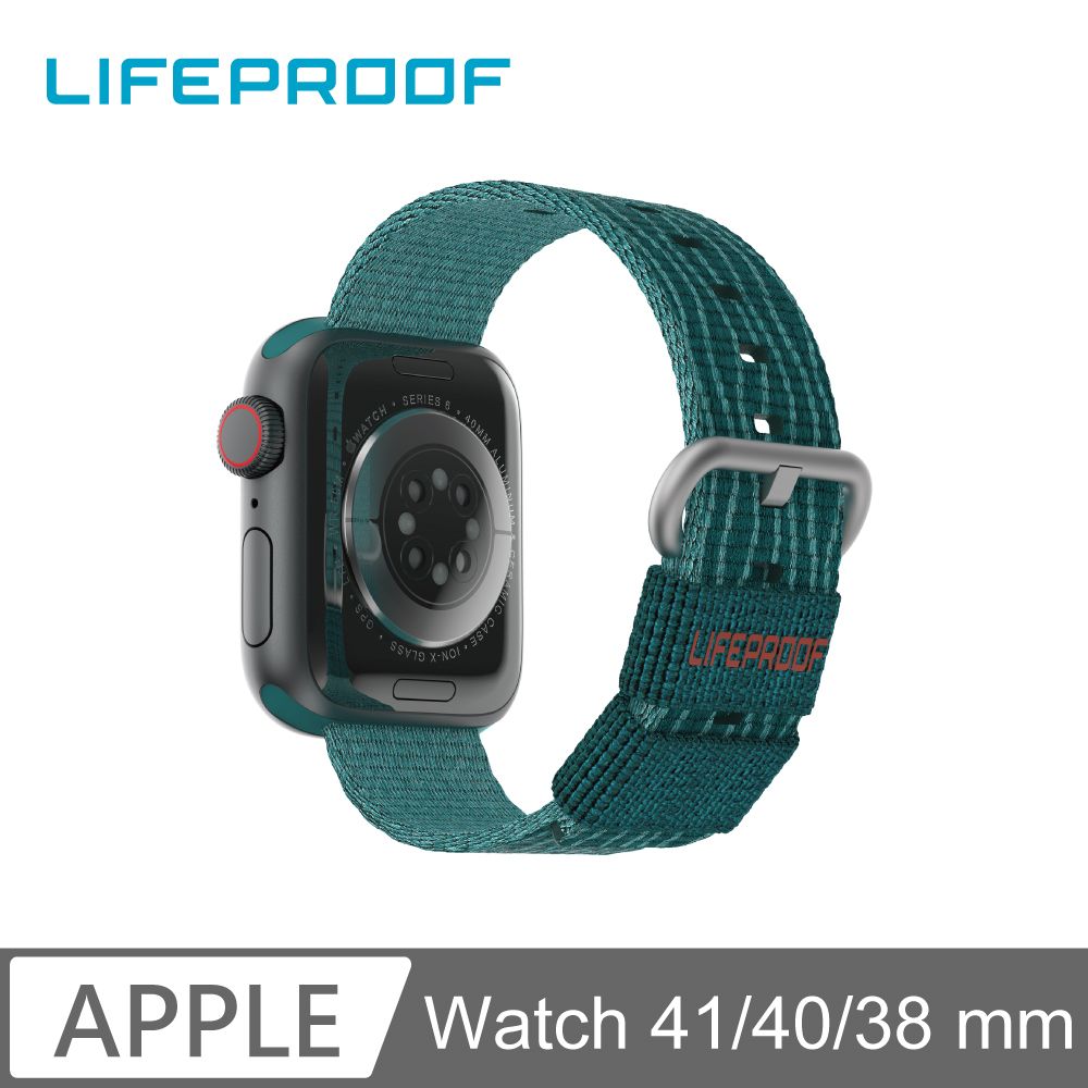 Lifeproof  Apple Watch 38/40/41mm 環保防水錶帶-海洋綠