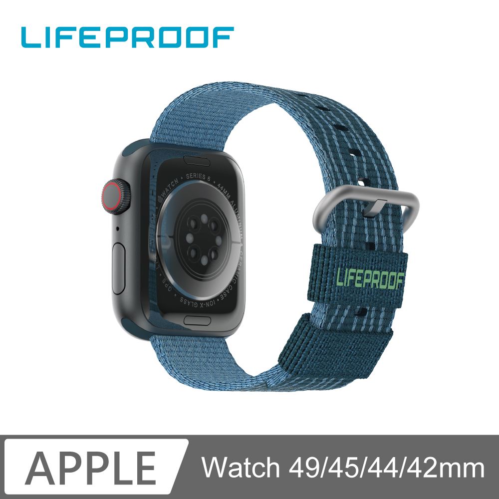 Lifeproof  Apple Watch 42/44/45/49mm 環保防水錶帶-湖泊藍