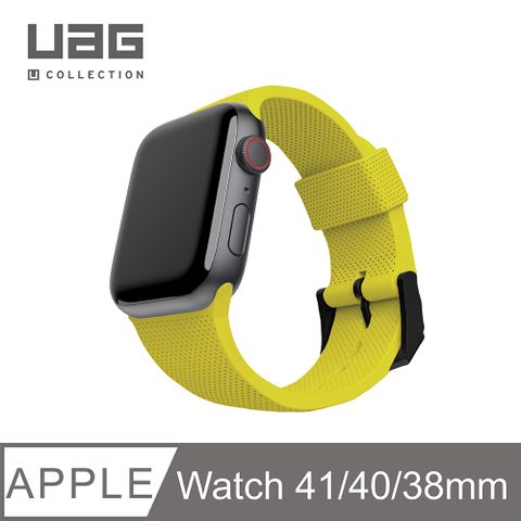 UAG [U] Apple Watch 38/40/41mm 舒適矽膠錶帶-黃