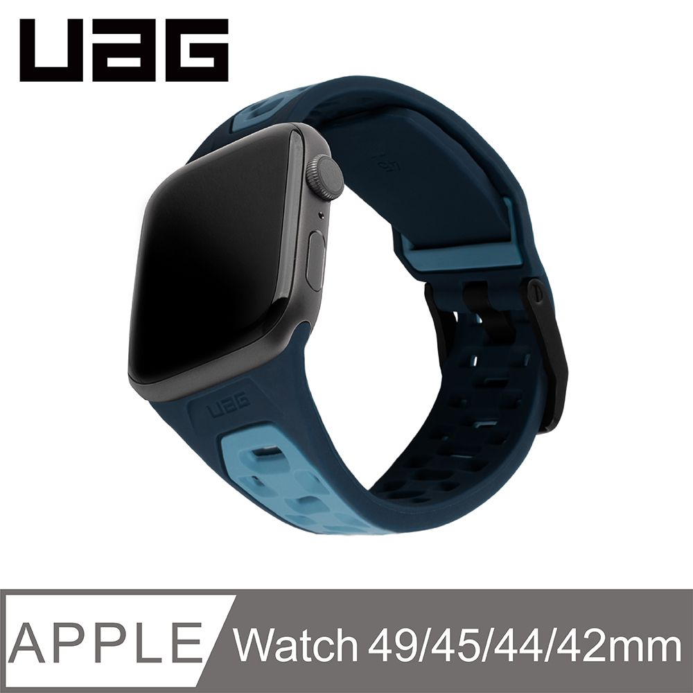 UAG  Apple Watch 42/44/45/49mm 簡約運動錶帶-藍