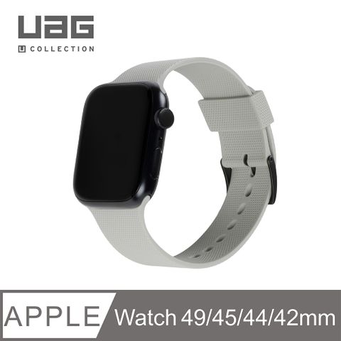 UAG [U] Apple Watch 42/44/45/49mm 舒適矽膠錶帶V2-灰