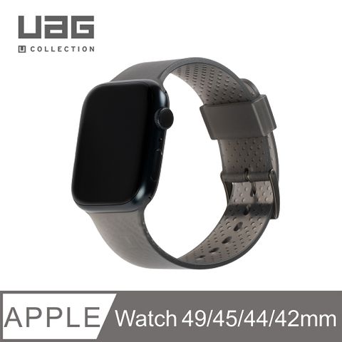 [U] Apple Watch 42/44/45/49mm 時尚亮透錶帶-透黑