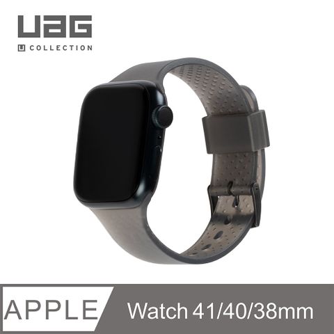 UAG [U] Apple Watch 38/40/41mm 時尚亮透錶帶-透黑