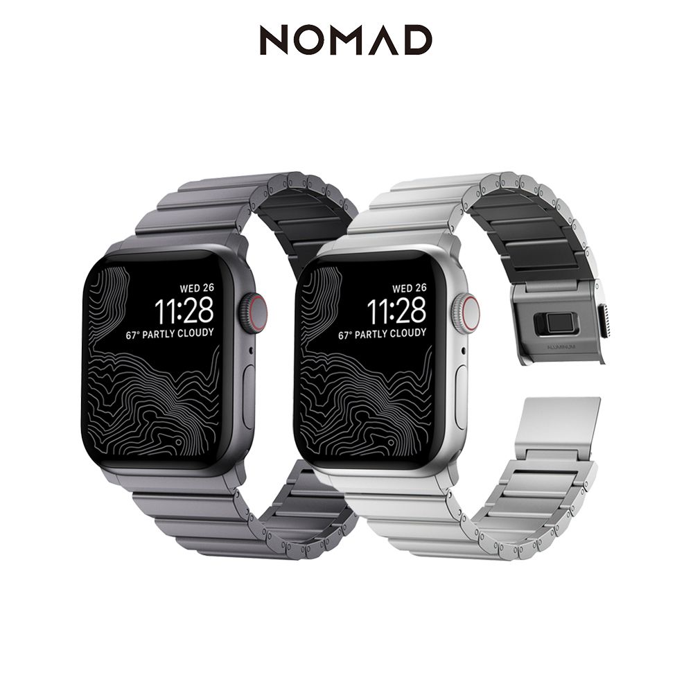 NOMAD 美國 Apple Watch 超輕量鋁金屬錶帶49/46/45/44mm(1-10代 & SE & Ultra1-2 適用)