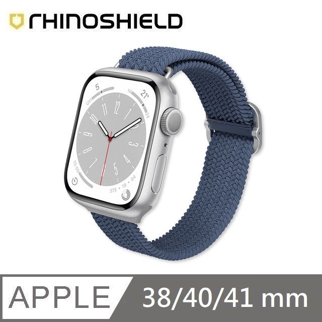 RHINOSHIELD 犀牛盾  適用Apple Watch 38/40/41 mm 專用編織錶帶 - 藍色