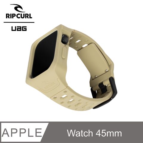 UAG X RIP CURL Apple Watch 45mm 矽膠保護殻運動錶帶-越野沙