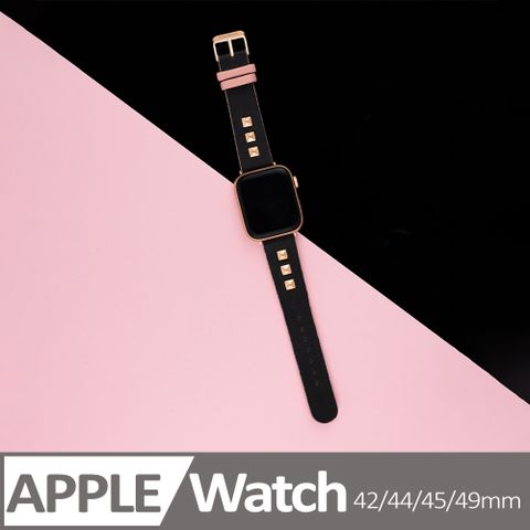 【Steve Madden】Apple watch 率性鉚釘蘋果錶帶 42/44/45/49 mm