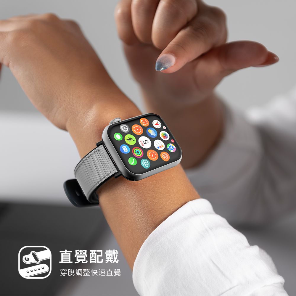 JTL EGEND Apple Watch series(42/44/45/49mm)Matrix 防潑水錶帶