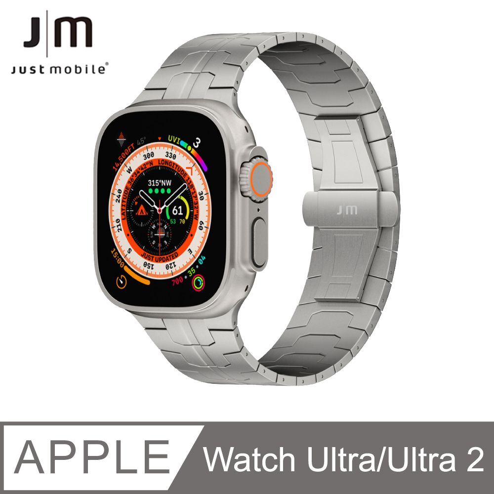 Just Mobile  Apple Watch Ultra 2/Ultra 49mm 鈦合金錶帶(極限款)