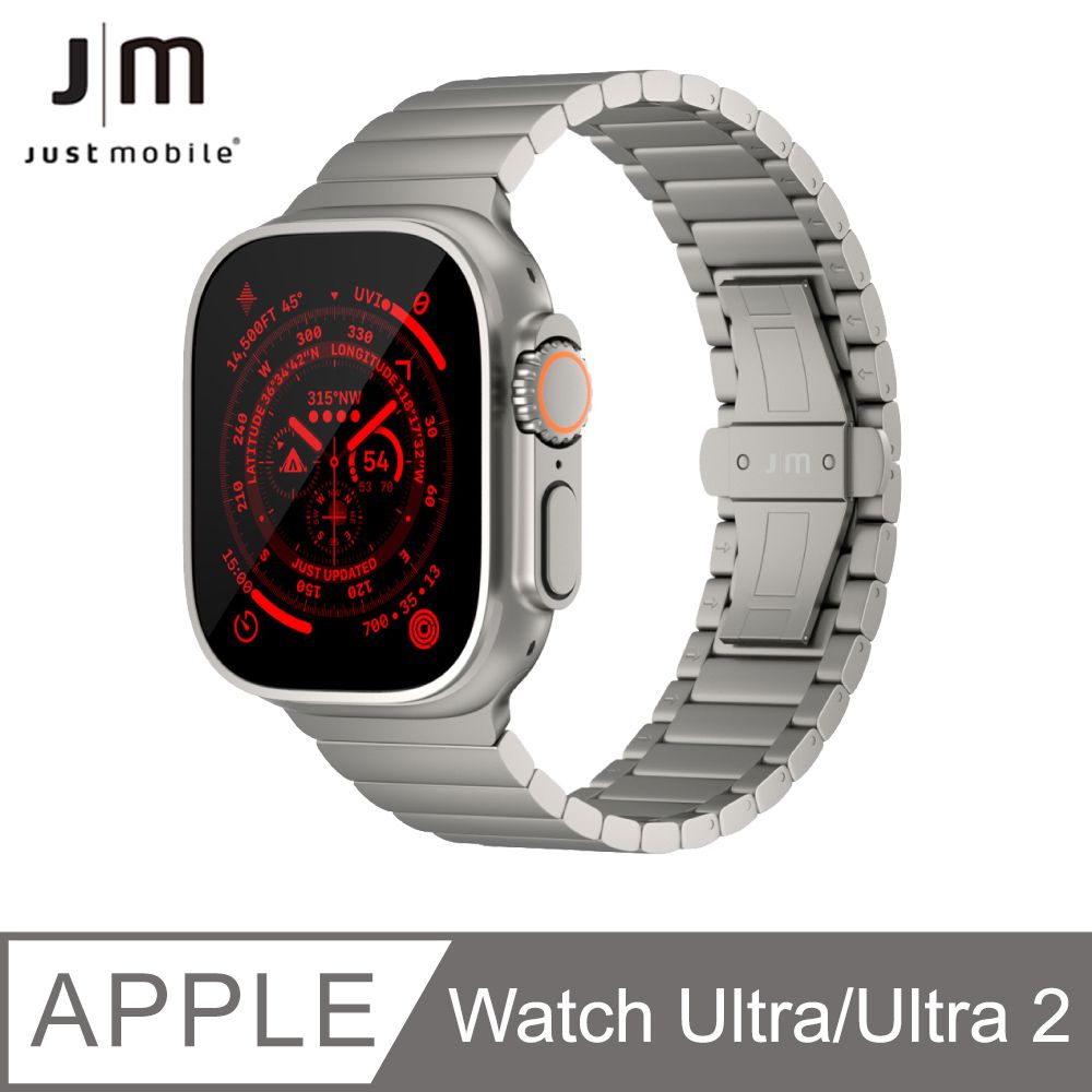 Just Mobile  Apple Watch Ultra 2/Ultra 49mm 鈦合金錶帶(仕紳款)