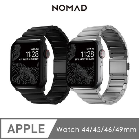 NOMAD Apple Watch鈦金屬錶帶2021新款49/46/45/44mm(1-10代 & SE & Ultra1-2 適用)