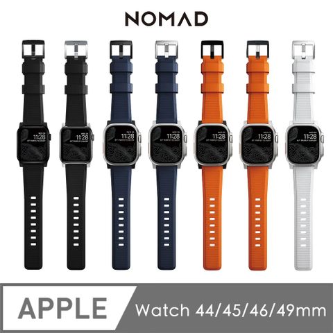 美國NOMAD Apple Watch專用高性能橡膠質感錶帶-45mm