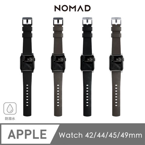 NOMAD 美國  APPLE WATCH 專用職人防水機能皮革錶帶-49/46/45/44mm(1-10代 & SE & Ultra1-2 適用)