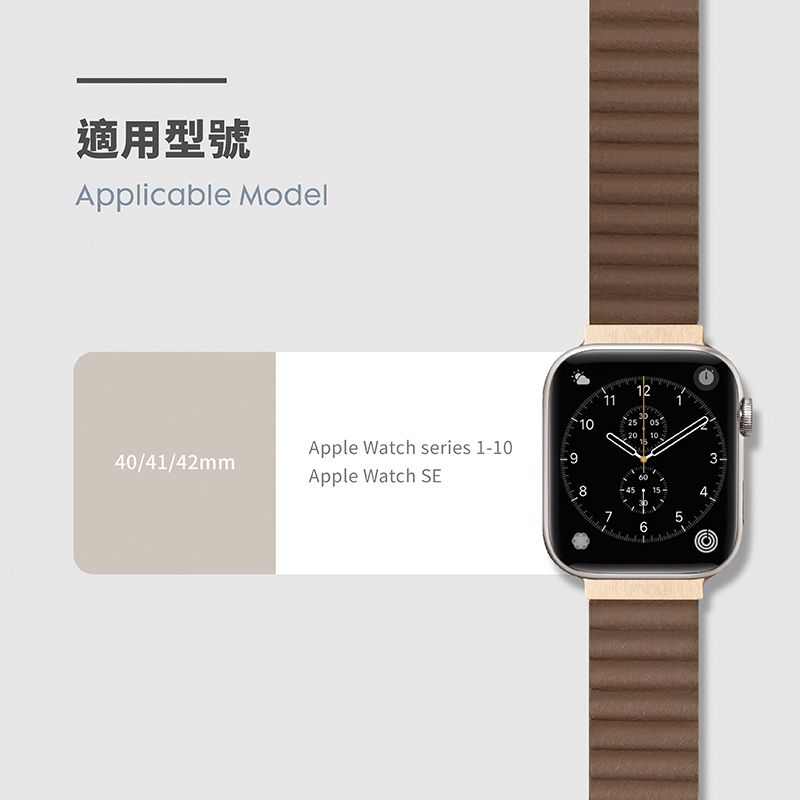 適用型號Applicable Model111225 20 10876510Apple Watch series 1-1040/41/42mmApple Watch SE