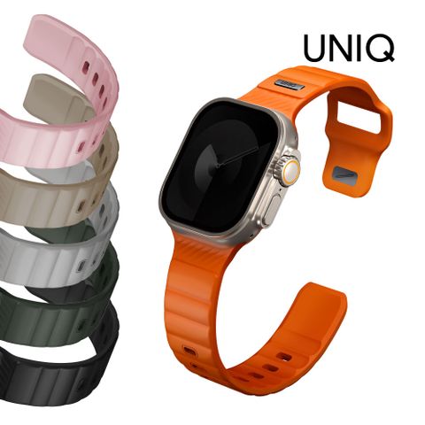 UNIQ Apple Watch Stride 防水FKM橡膠不鏽鋼高質感錶帶 38/40/41mm & 42/44/45/49mm 共用款