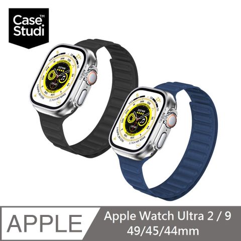 CaseStudi Magloop Apple Watch Ultra 2/9(49/45/44mm) 磁吸透氣防汗錶帶