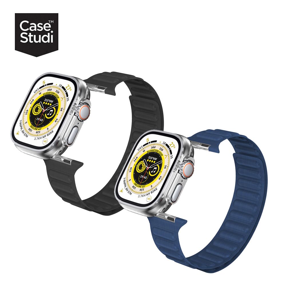 Case Studi Apple Watch Ultra 2/Ultra/ Series 10/9/8/7/SE (49/46/45/44mm) Magloop 磁吸錶帶