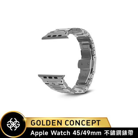 Golden Concept Apple Watch 不鏽鋼錶帶/銀 (45/49mm) WSA-EV45/49-SL