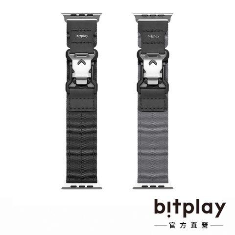 Fidlock®瞬扣錶帶（適用於 Apple Watch Ultra / 45 / 44 / 42 mm）銀扣版本