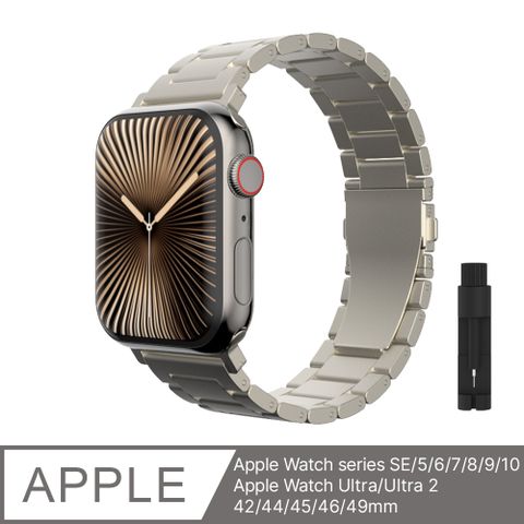 JTLEGEND Apple Watch Ultra/10/9/8/7_42/44/45/46/49mm Titanium鈦合金輕量金屬錶帶