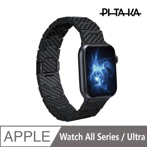 PITAKA | Apple Watch 極輕碳纖維錶帶 復古