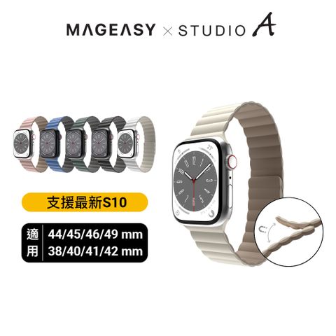 MAGEASY & SA聯名 Skin 磁吸矽膠防水錶帶