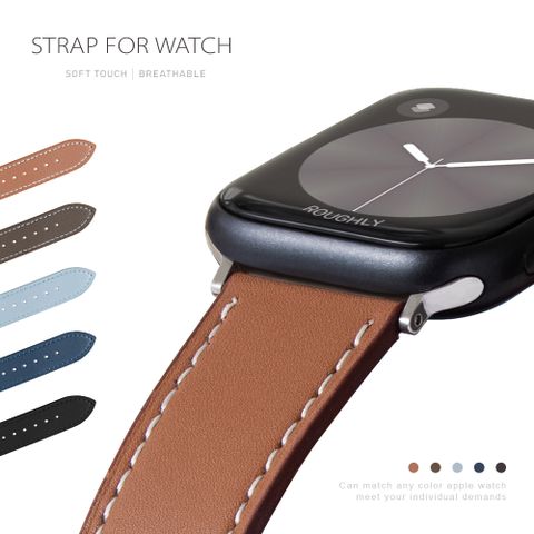Apple Watch 錶帶 S10/9/8/7/6/5/4/3/2/1/SE系列/Ultra系列 質感美學 皮革錶帶