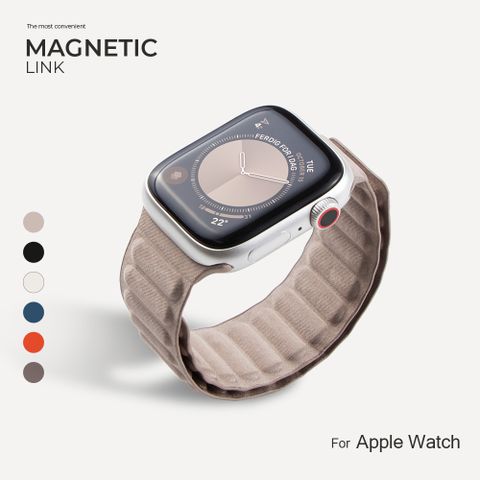Apple Watch 錶帶 S10/9/8/7/6/5/4/3/2/1/SE系列/Ultra系列 磁性鏈紋 手錶錶帶