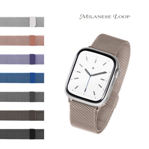 Apple Watch S10/9/8/7/6/5/4/3/2/1/SE系列/Ultra系列 錶帶 米蘭磁吸錶帶