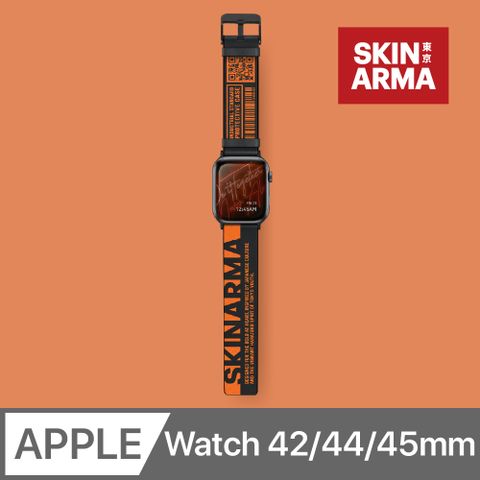 Skinarma 日本潮牌 Tekubi Apple Watch 矽膠設計款錶帶 42 / 44 / 45 mm 共用款 橘色