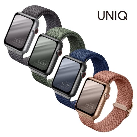 UNIQ Aspen Apple Watch 防潑水高彈力編織單圈錶帶 38/40/41mm &amp; 42/44/45mm