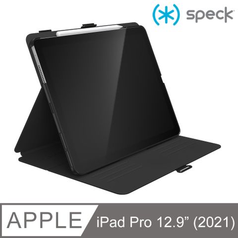 Speck Balance Folio iPad Pro 12.9吋(2021-2018)多角度側翻皮套-黑色