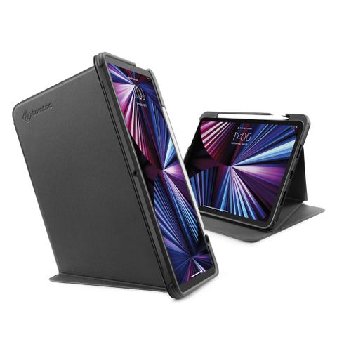 Tomtoc 多角度折疊平板保護套 黑 適用 11吋iPad Pro 2021 (M2適用) &amp; 11吋iPad Air 2024 (M2適用)