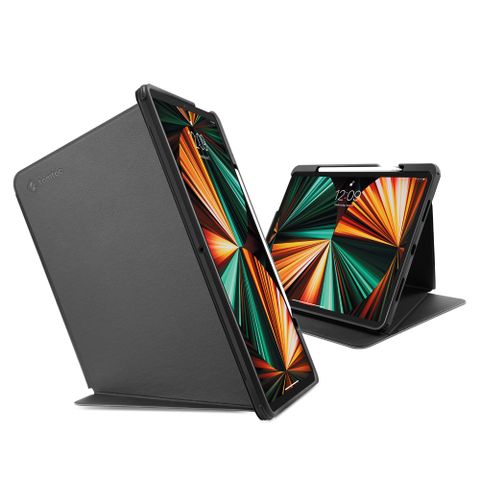 Tomtoc多角度折疊平板保護套 黑 適用12.9吋iPad Pro (M2新款適用)