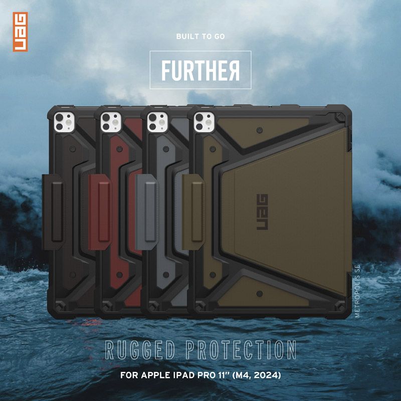 BUILT TO GOFURTHEЯRUGGED PROTECTIONFOR APPLE IPAD PRO 11 (M4, 2024)METROPOLIS SE