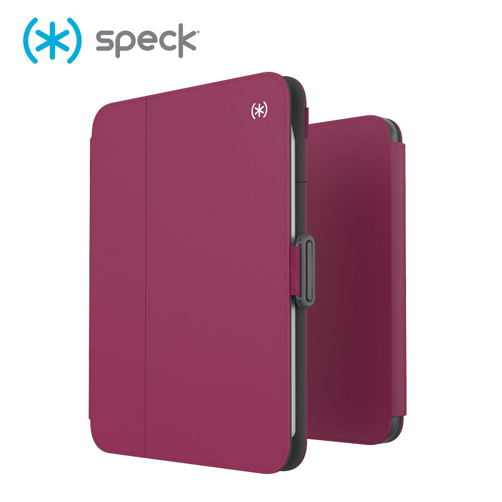 Speck iPad mini 7 / 6 (8.3吋) Balance Folio 多角度防摔側翻皮套-桃紅色