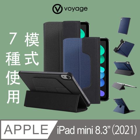 下單即贈Apple Pencil (第2代) 矽膠保護套VOYAGE iPad mini (第6代)磁吸式硬殼保護套CoverMate Deluxe➟適用於iPad mini 8.3吋(第6代)