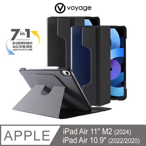 VOYAGE iPad Air 11吋M2(2024)iPad Air 10.9吋(2022.2020)磁吸式硬殼保護套CoverMate Deluxe