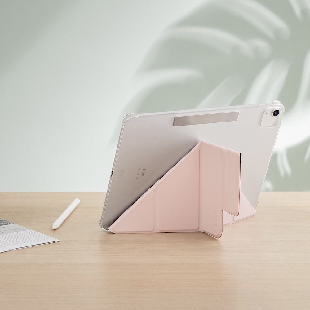 SwitchEasy 魚骨牌 iPad Air 13吋/iPad Pro 12.9吋 Origami Nude 多角度支架透明保護殼