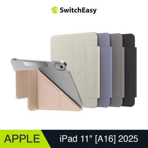 SwitchEasy 魚骨牌 iPad 10 10.9吋 Origami Nude 多角度支架透明保護殼（支援最新2025 iPad 11 [A16]）