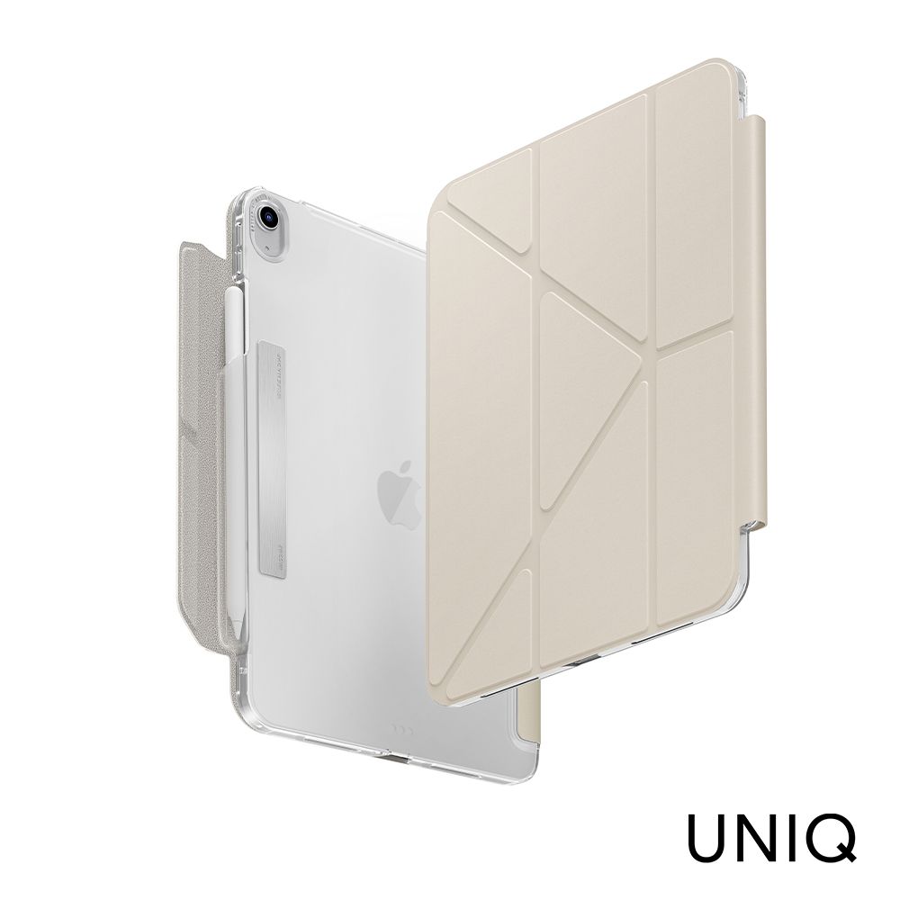 UNIQ  iPad Air 13吋2024 M2 Camden Click 磁吸帶筆槽多功能透明保護套