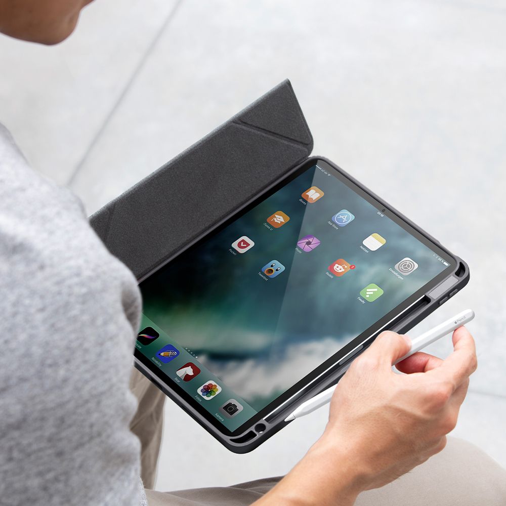 UNIQ iPad Pro 11吋5代 2024 M4 Moven 磁吸筆槽透明保護套