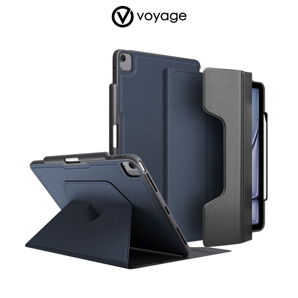 VOYAGE CoverMate Deluxe iPad Air 13吋M3、M2(2025/2024) / iPad Pro 12.9吋 (3/4/5/6代)磁吸式保護套
