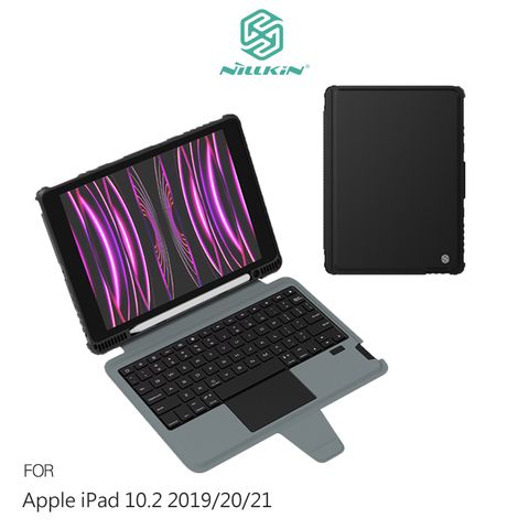 NILLKIN 耐爾金 Apple Apple iPad 10.2 2019/2020/2021 悍能鍵盤保護套(悍靈磁吸背光版)