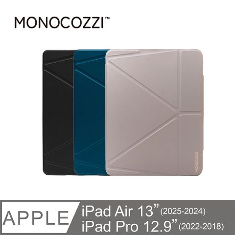 MONOCOZZI iPad Air 13 (2024)/Pro 12.9 透明背板皮革保護套